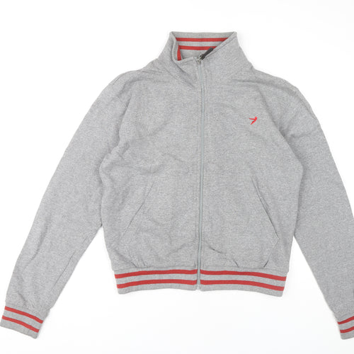 55DSL Men's Grey Full Zip Sweatshirt, Size M