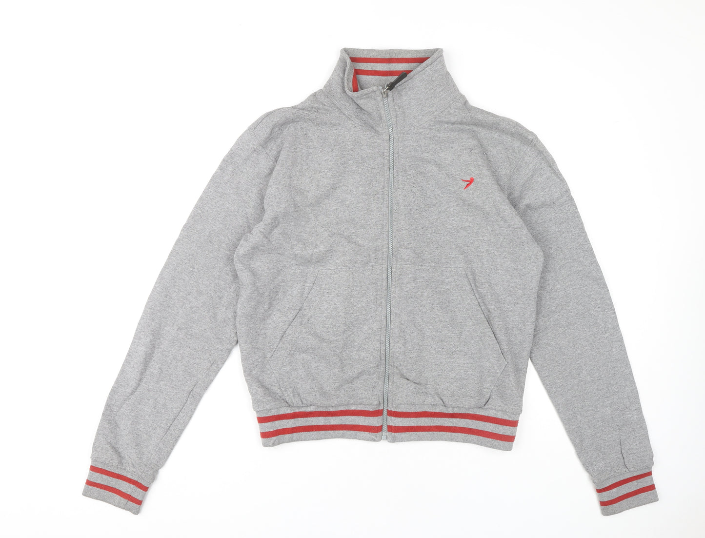 55DSL Men's Grey Full Zip Sweatshirt, Size M