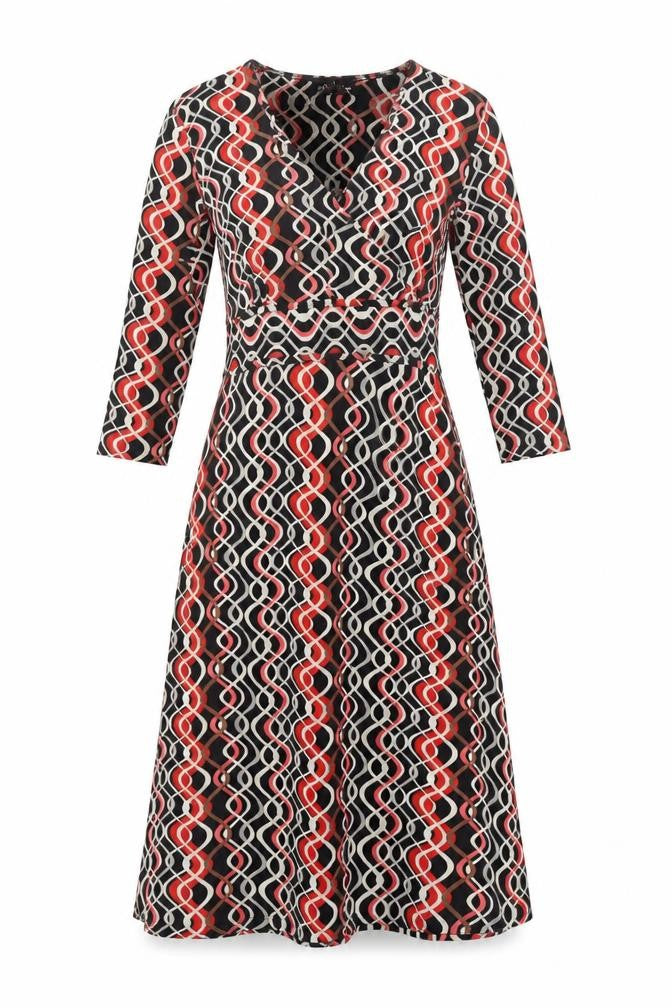 Front view of Principles Women's Multicoloured Midi Dress, size 10