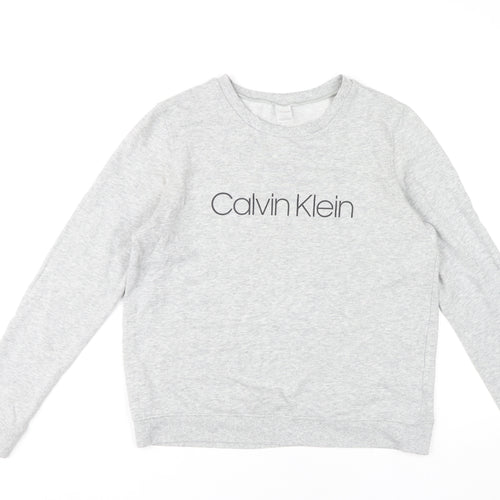 Calvin Klein Women's Grey Pullover Sweatshirt M