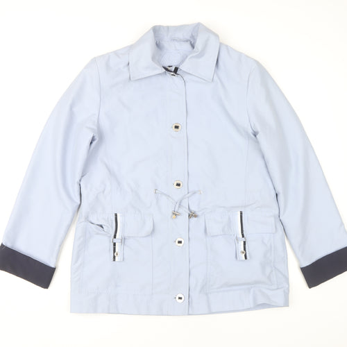 Bm Women's Blue Jacket S Polyester Casual