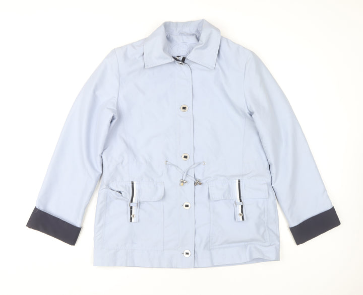 Bm Women's Blue Jacket S Polyester Casual