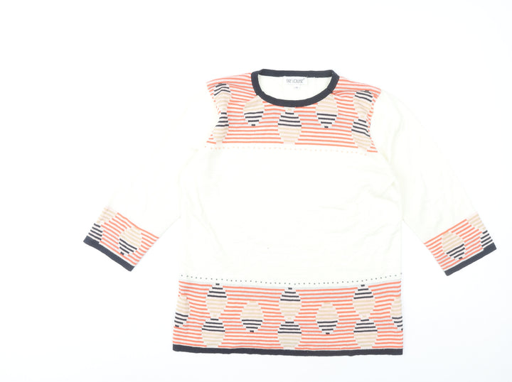 Fay Louise Women's Multicoloured Geometric Pullover S