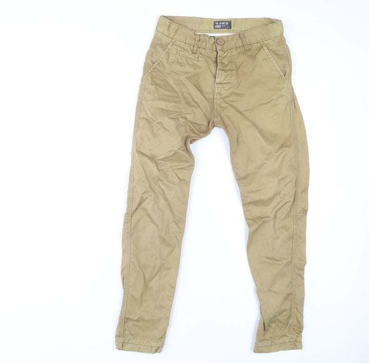 Voi Jeans Men Beige Chino Trousers Size 26