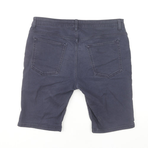 Next Men's Blue Shorts L Size Regular Fit