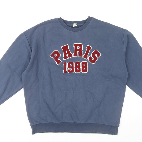 River Island Womens Blue Pullover Sweatshirt - Size S