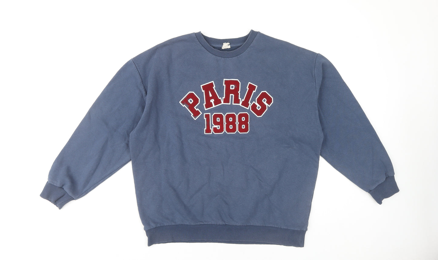 River Island Womens Blue Pullover Sweatshirt - Size S