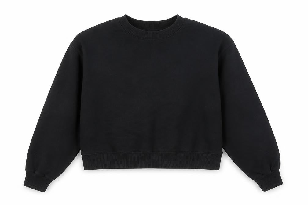 Pull&Bear Women's Black Pullover Sweatshirt Size 12