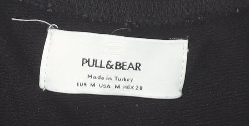 Pull & Bear Women's Black Pullover Sweatshirt Size 12