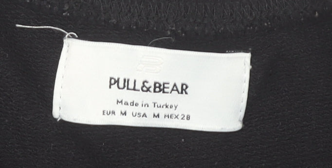 Pull & Bear Women's Black Pullover Sweatshirt Size 12