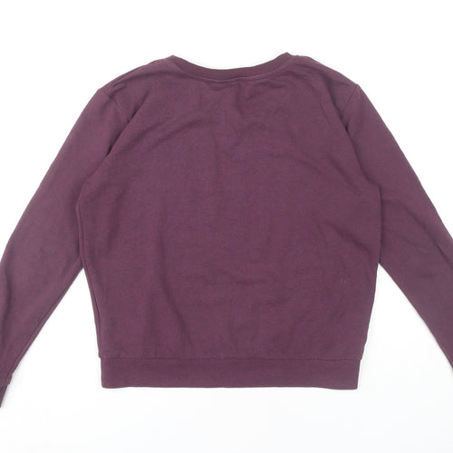 H&M Women's Purple Sweatshirt, Size S, Casual Wear