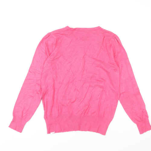 Marks and Spencer Women's Pink Cardigan Size 14