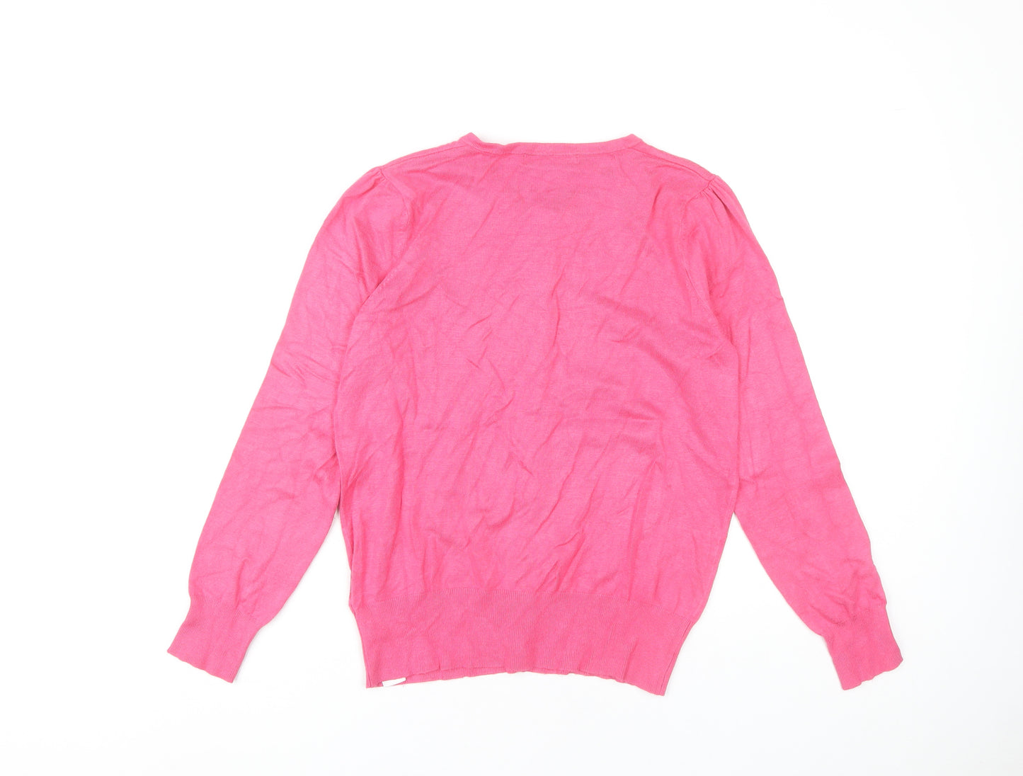 Marks and Spencer Women's Pink Cardigan Size 14