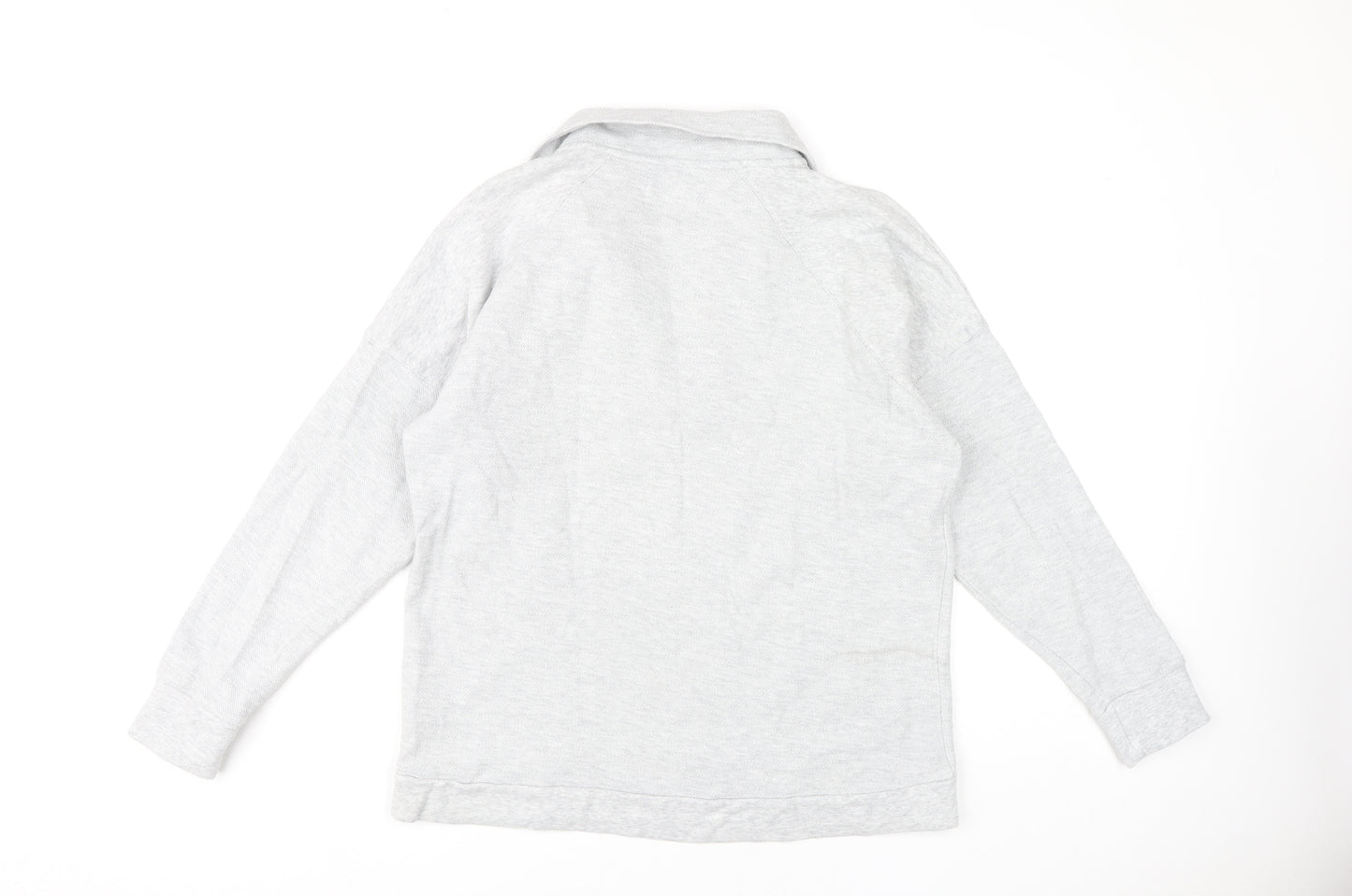 Next Grey Women's L Sweatshirt, Collared Casual Style