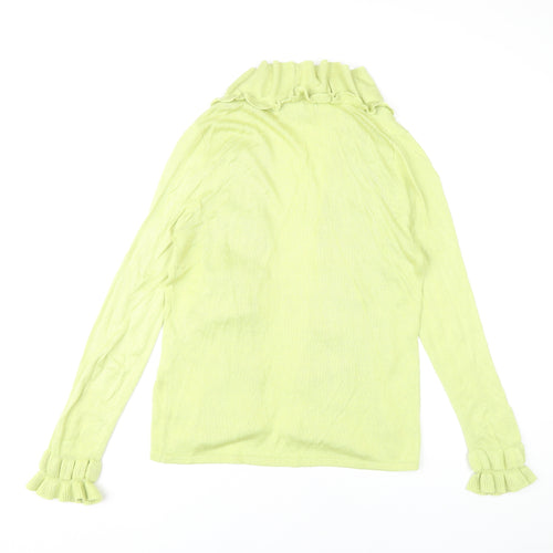 Marble Women's Green Open Front Cardigan Size 10