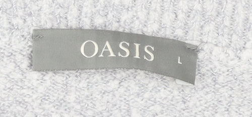Oasis Women's Grey Pullover Jumper - Size 14