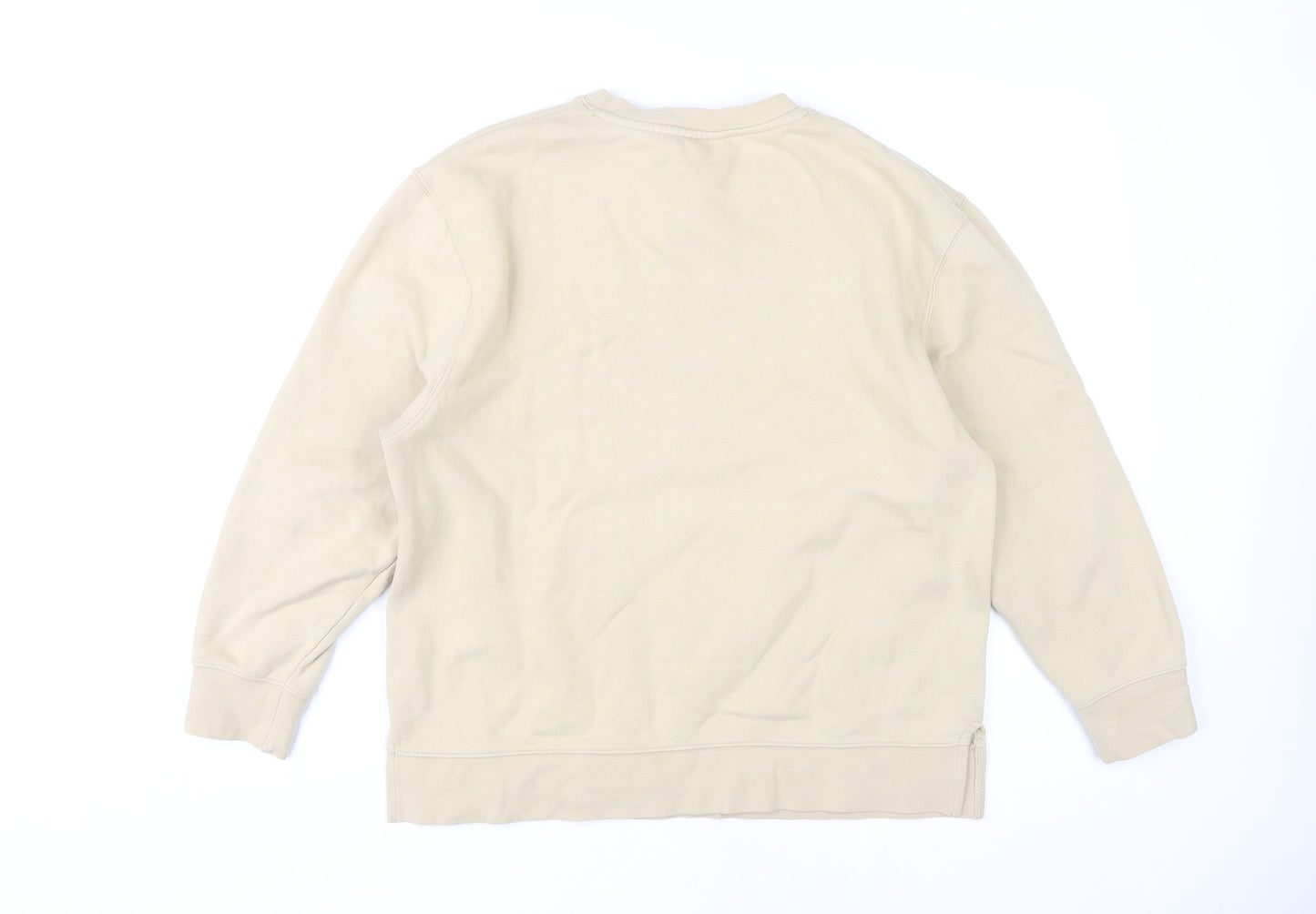 Topshop Beige Women's S/M Sweatshirt Pullover Casual