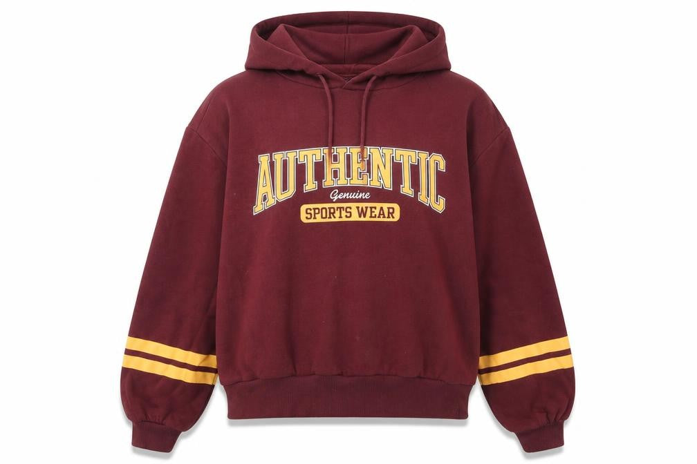 Front view of H&M Women's Red Pullover Hoodie -, size 16