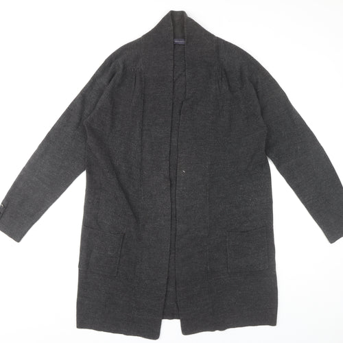 Marks and Spencer Women's Grey Open Front Cardigan Size 12