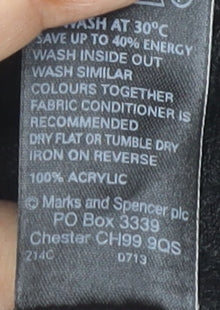 Marks and Spencer Women's Grey Open Front Cardigan Size 12