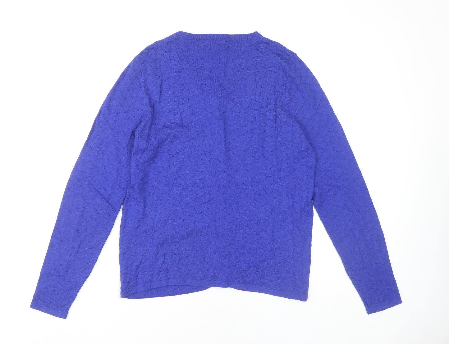 Next Women's Blue Cotton Cardigan Size 14