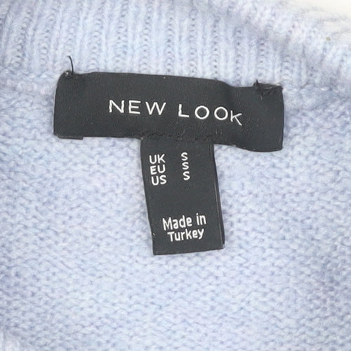 New Look Women’s Blue Pullover Jumper Size S