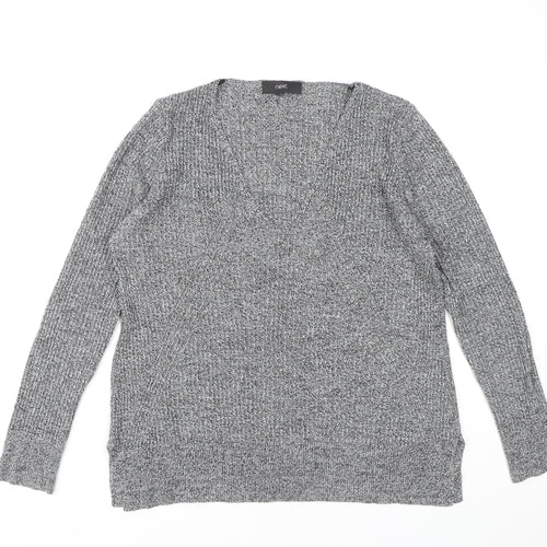 Next Women's Grey Chunky-Knit Pullover Jumper