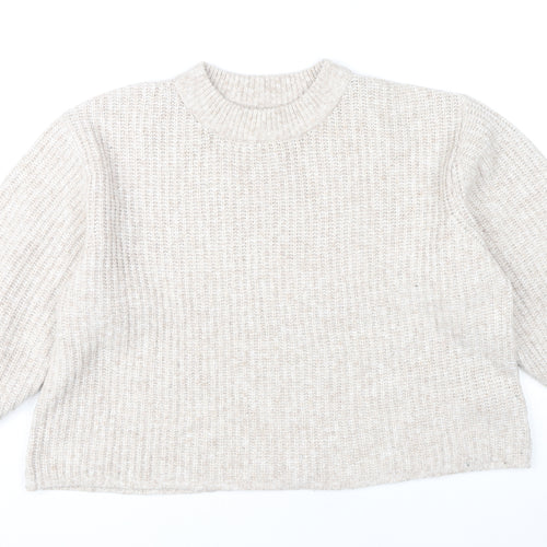ASOS Women’s Beige Chunky Knit Pullover Jumper M