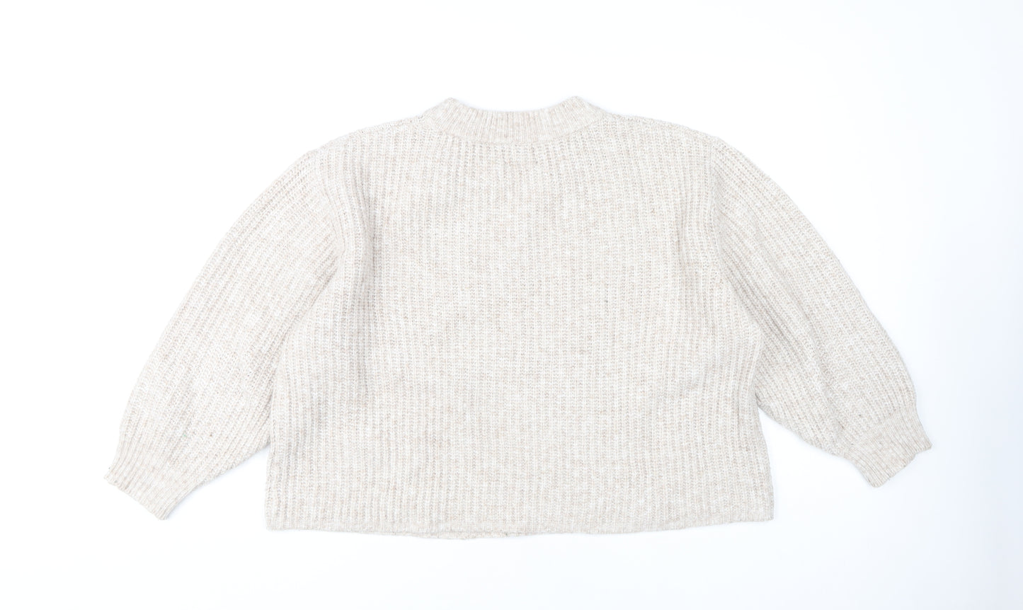 ASOS Women’s Beige Chunky Knit Pullover Jumper M