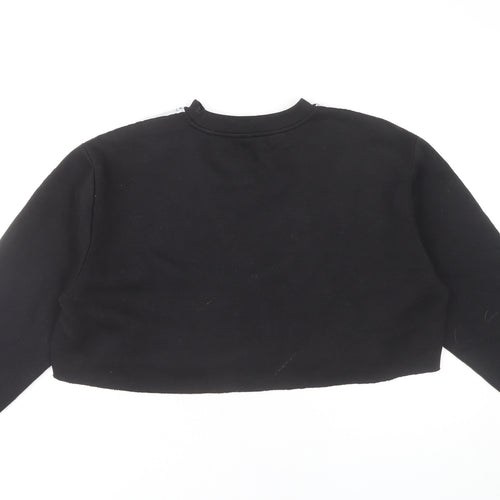 Boohoo Women's Black Graphic Pullover Sweatshirt XL