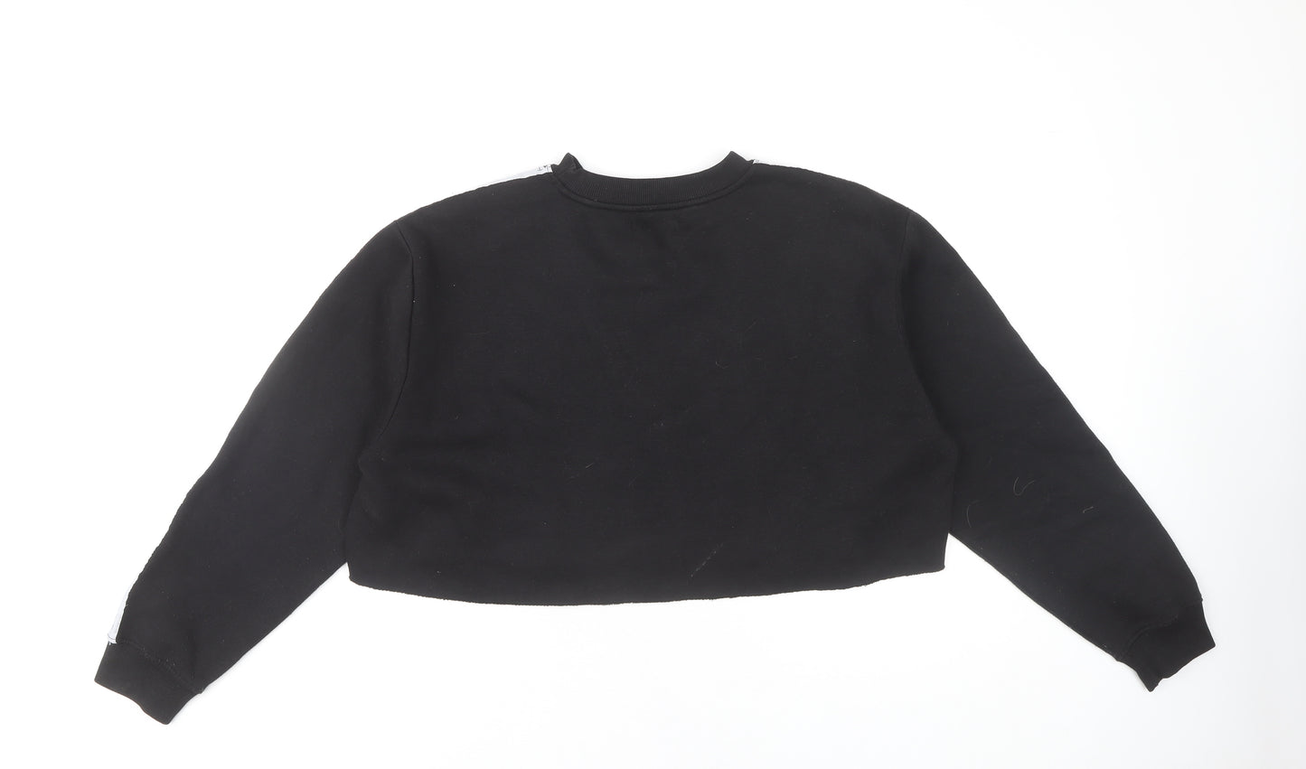 Boohoo Women's Black Graphic Pullover Sweatshirt XL