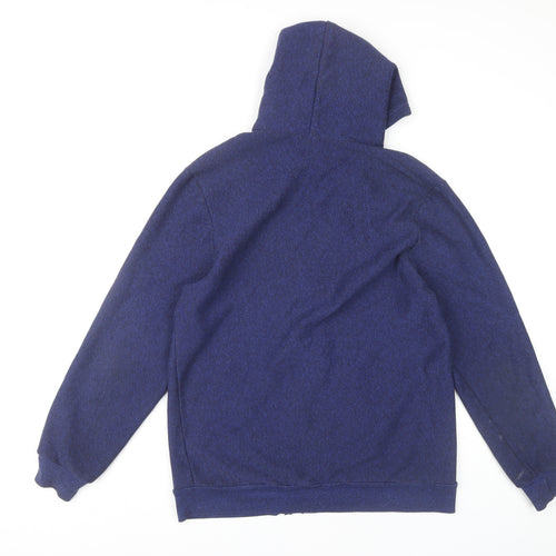 American Apparel Women's Blue Full Zip Hoodie - Size L