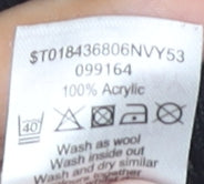 Bonmarché Black Striped Pullover Jumper L