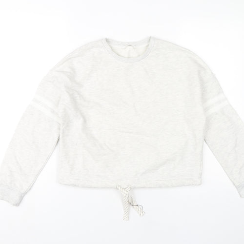 Marks and Spencer Girls Grey Sweatshirt 11-12 Years Pullover
