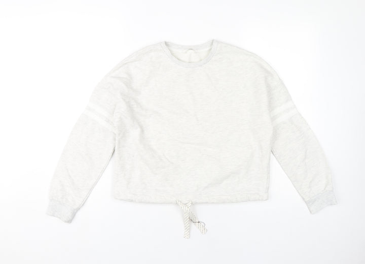 Marks and Spencer Girls Grey Sweatshirt 11-12 Years Pullover