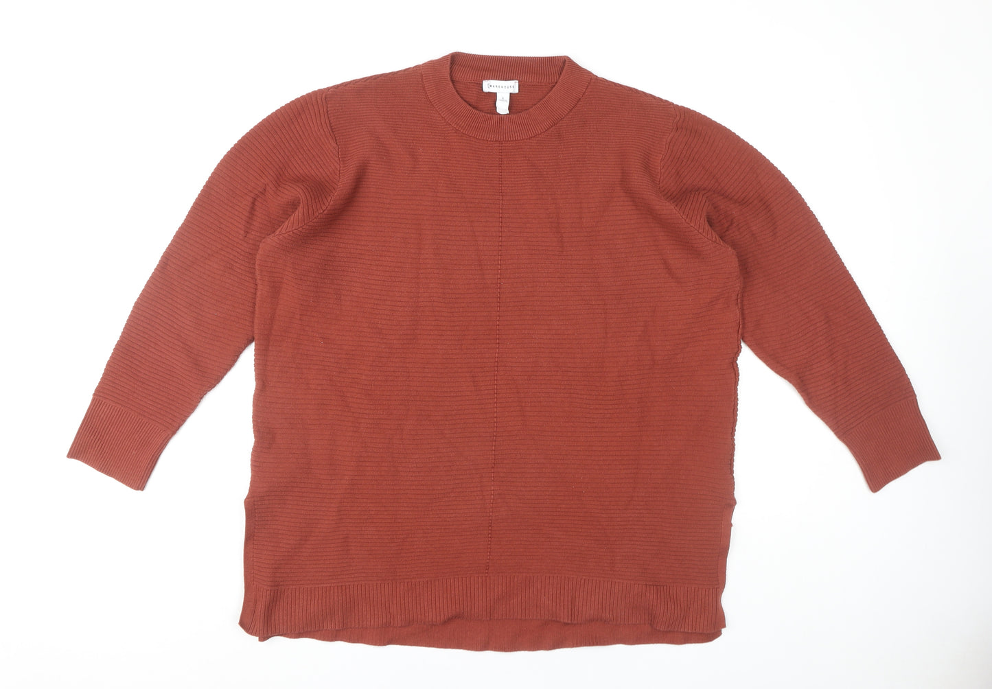 Warehouse Women's Brown L Pullover Jumper