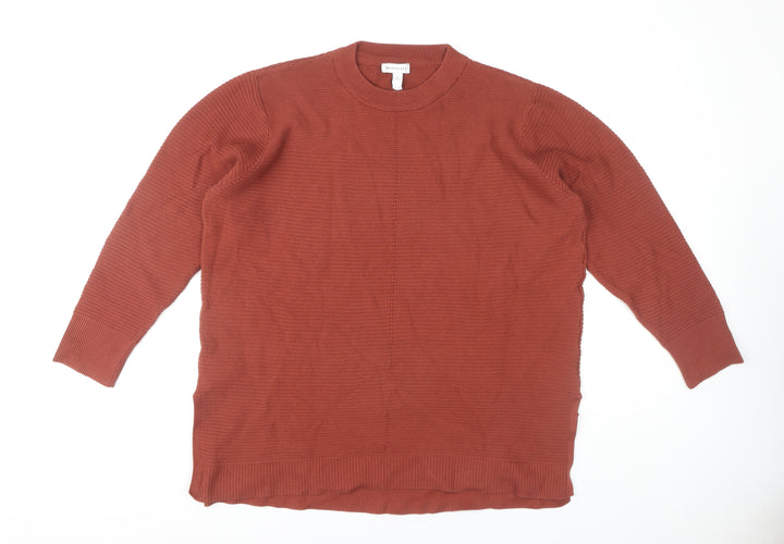 Warehouse Women's Brown L Pullover Jumper