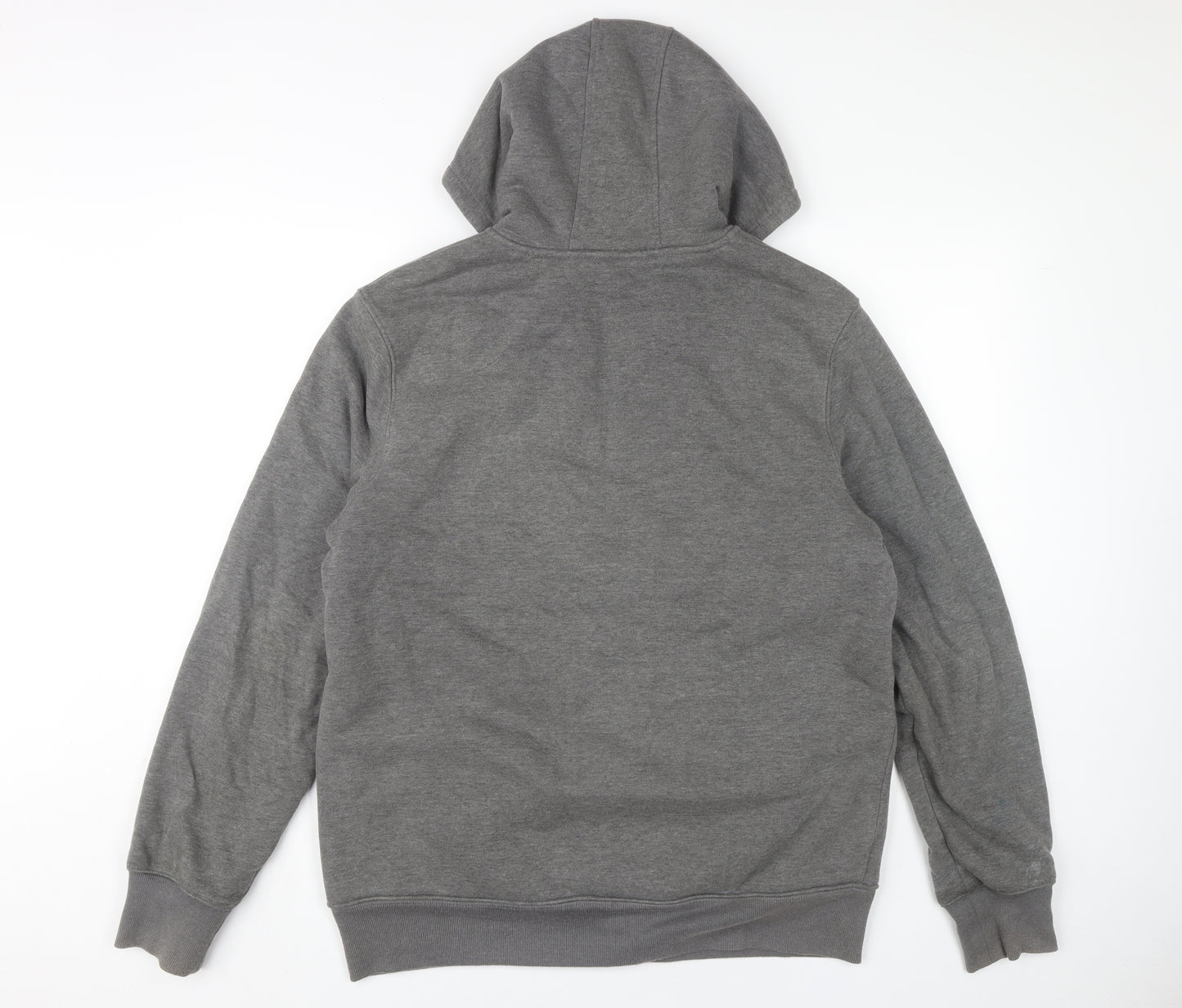 Livergy Men's Grey Hoodie Full Zip Size M