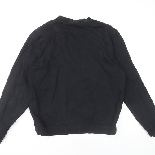 ASOS Black Men's Pullover Sweatshirt Medium