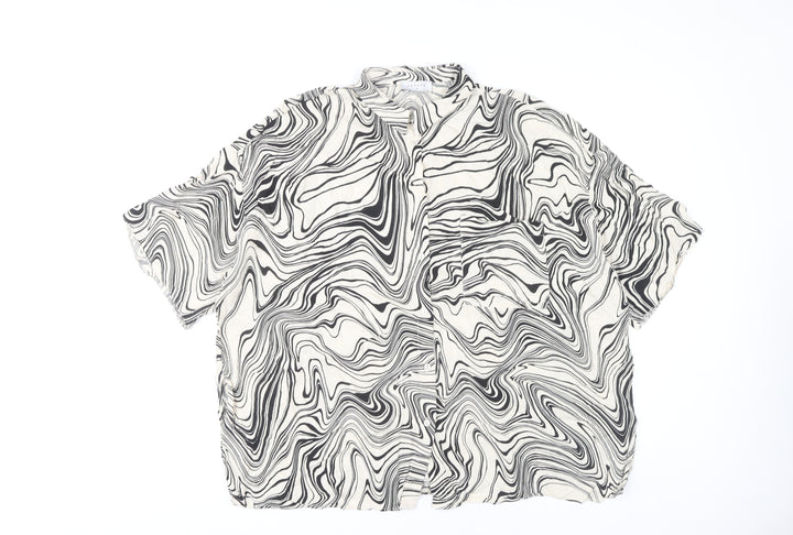 Papaya Women's Multicoloured Button-Up Shirt, Size 14