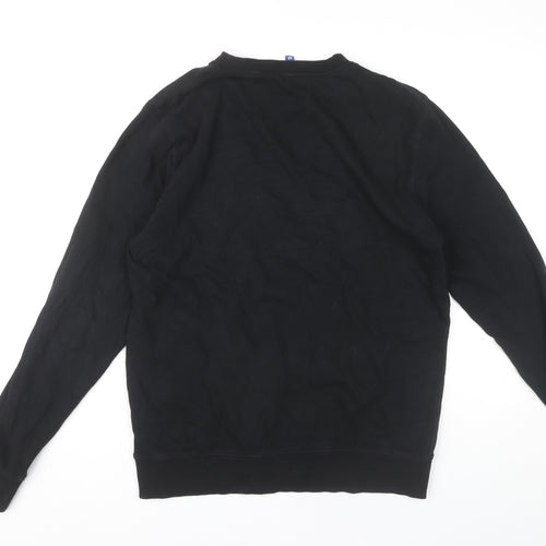H&M Men's Black Pullover Sweatshirt M