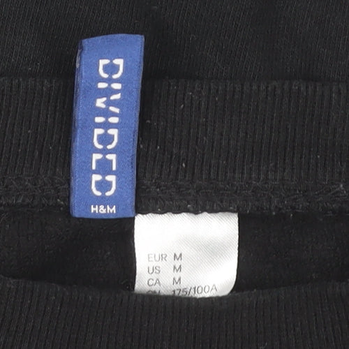 H&M Men's Black Pullover Sweatshirt M