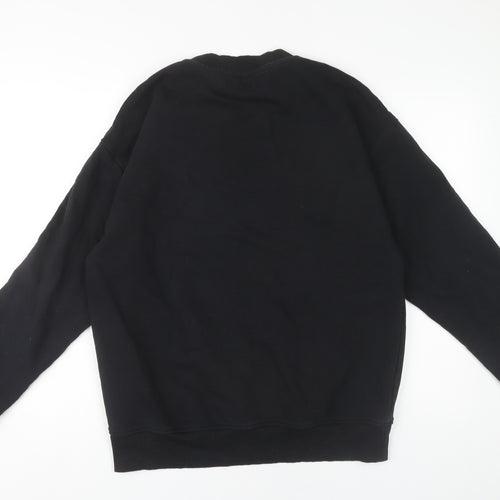 Jacamo Men's Black Pullover Sweatshirt, M, Crew Neck