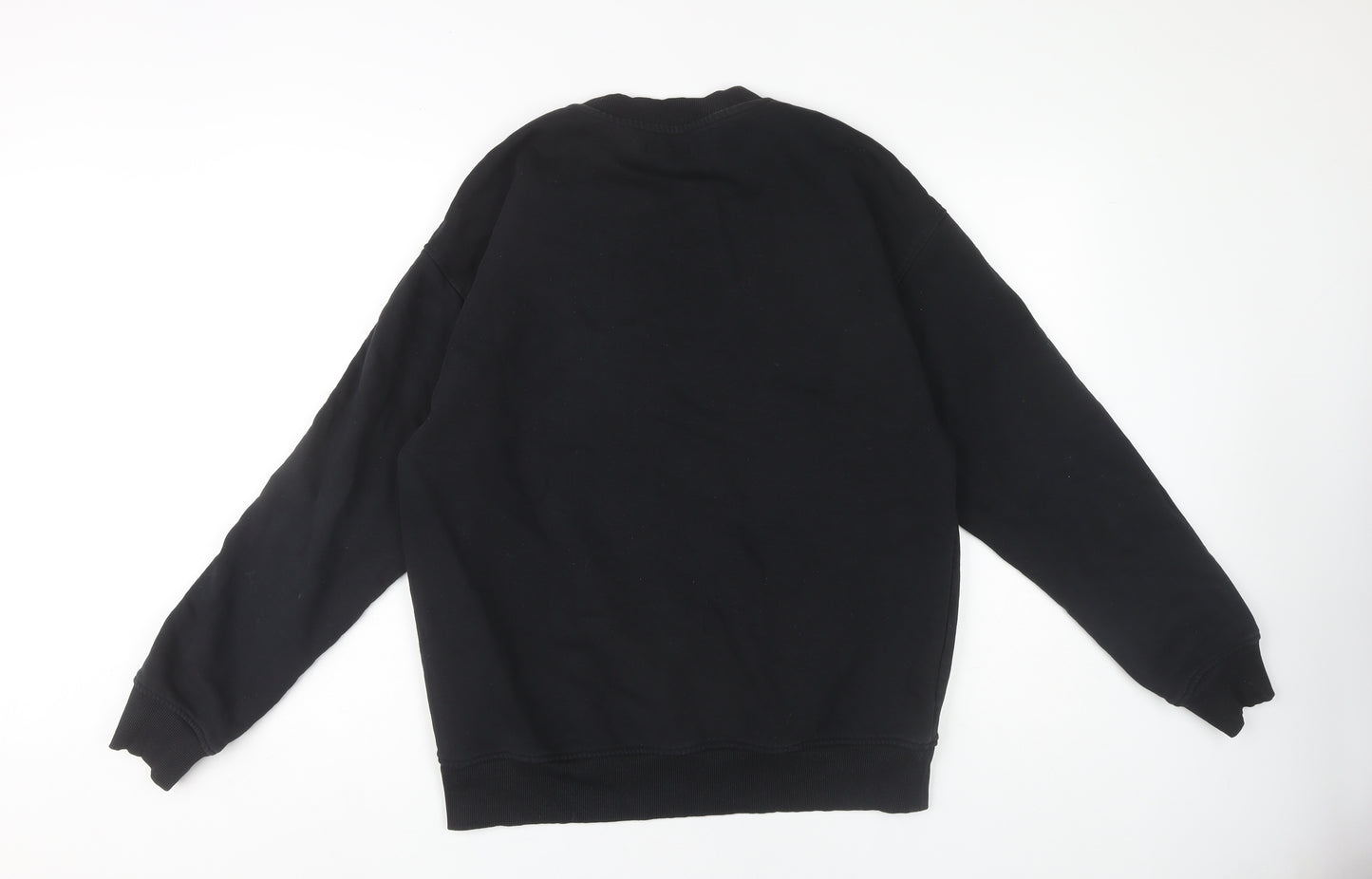 Jacamo Men's Black Pullover Sweatshirt, M, Crew Neck