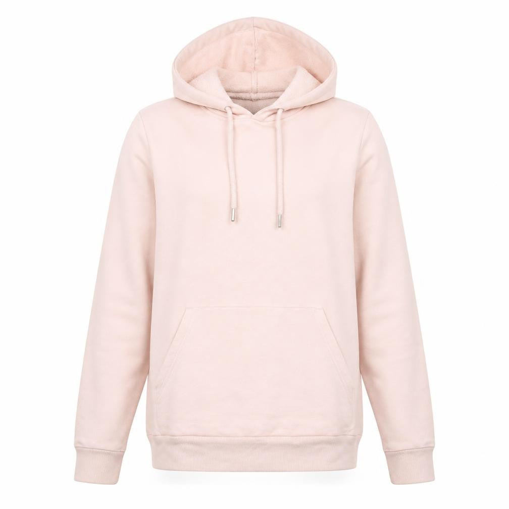 Front view of Marks & Spencer Women's Pink Pullover Hoodie, size 8