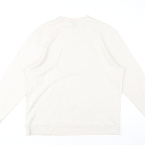 H&M Men's Beige Crew Neck Sweatshirt XL