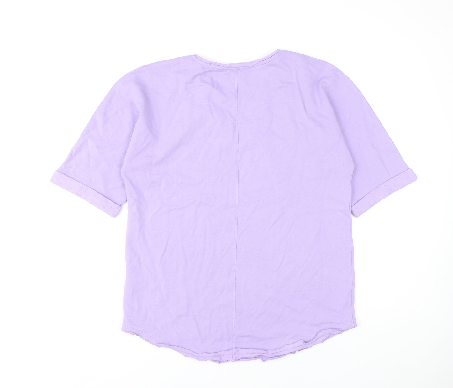 Marks and Spencer Women's Purple V-Neck Top Size 10
