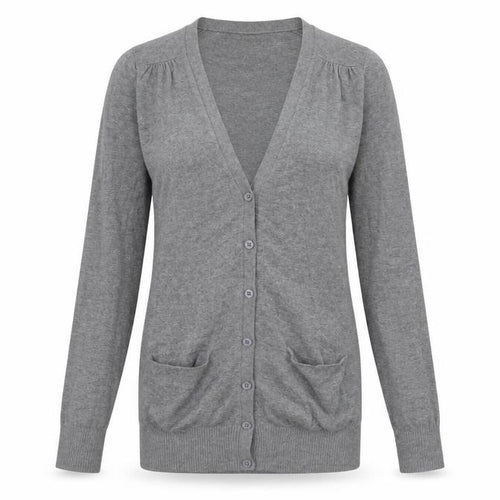 Topshop Women’s Grey Cardigan, Size 8, Long Sleeve