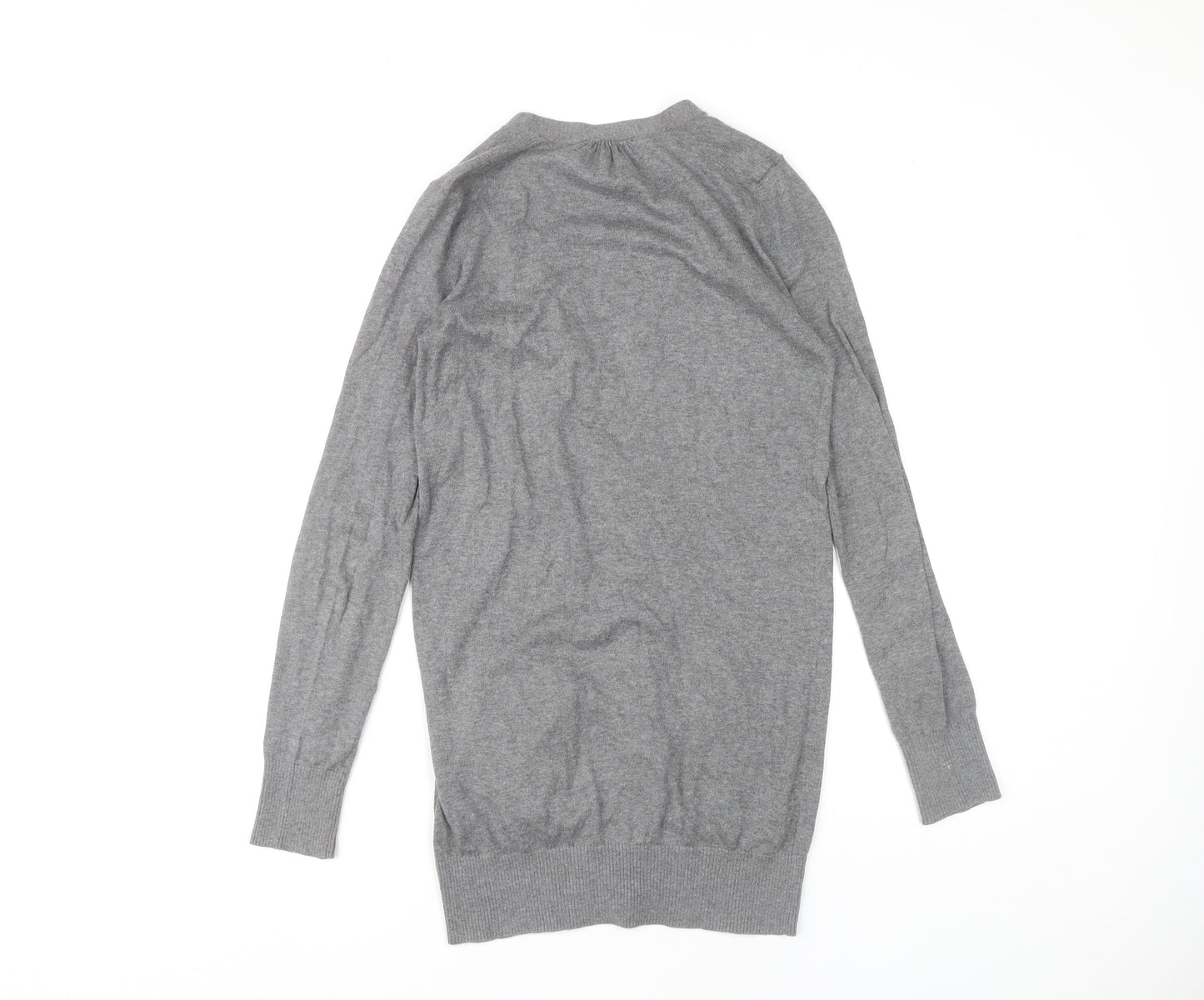 Topshop Women’s Grey Cardigan, Size 8, Long Sleeve