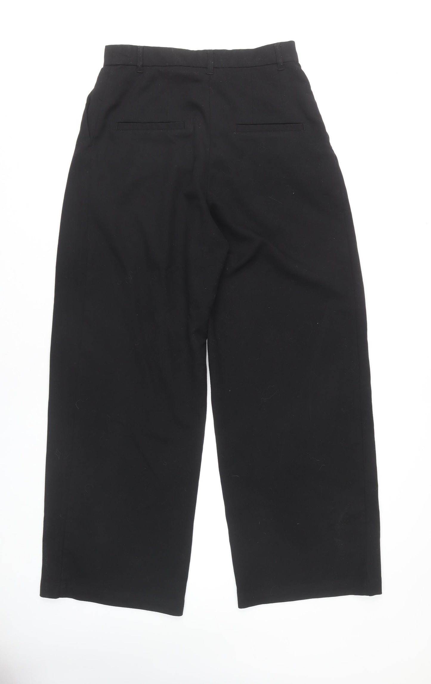 Monki Women's Black Straight Trousers Size 12